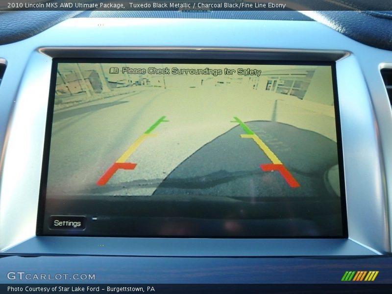 Tuxedo Black Metallic / Charcoal Black/Fine Line Ebony 2010 Lincoln MKS AWD Ultimate Package