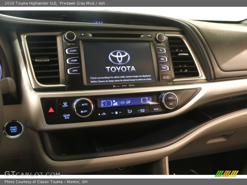 Predawn Gray Mica / Ash 2016 Toyota Highlander XLE