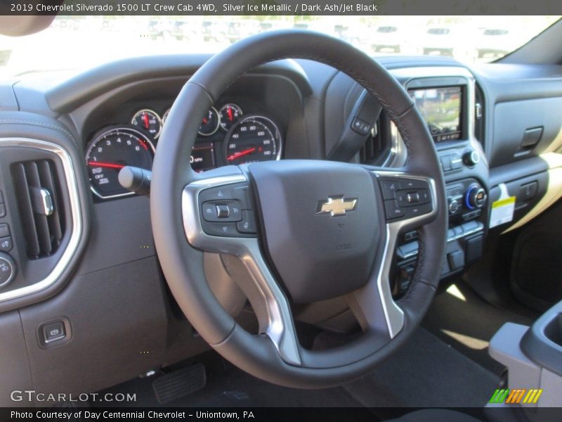 Silver Ice Metallic / Dark Ash/Jet Black 2019 Chevrolet Silverado 1500 LT Crew Cab 4WD