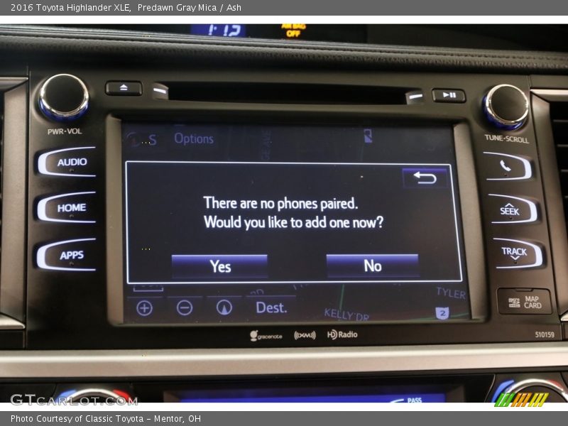 Predawn Gray Mica / Ash 2016 Toyota Highlander XLE