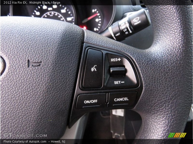 Midnight Black / Beige 2012 Kia Rio EX