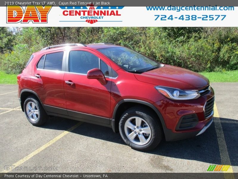 Cajun Red Tintcoat / Jet Black 2019 Chevrolet Trax LT AWD
