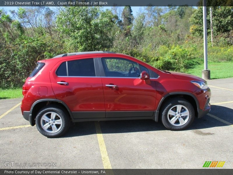 Cajun Red Tintcoat / Jet Black 2019 Chevrolet Trax LT AWD