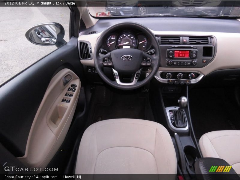 Midnight Black / Beige 2012 Kia Rio EX