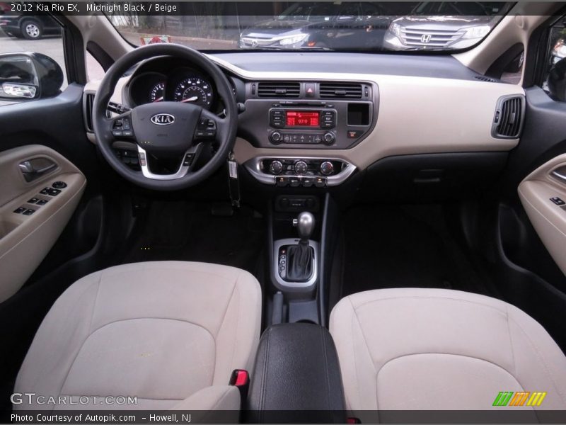 Midnight Black / Beige 2012 Kia Rio EX