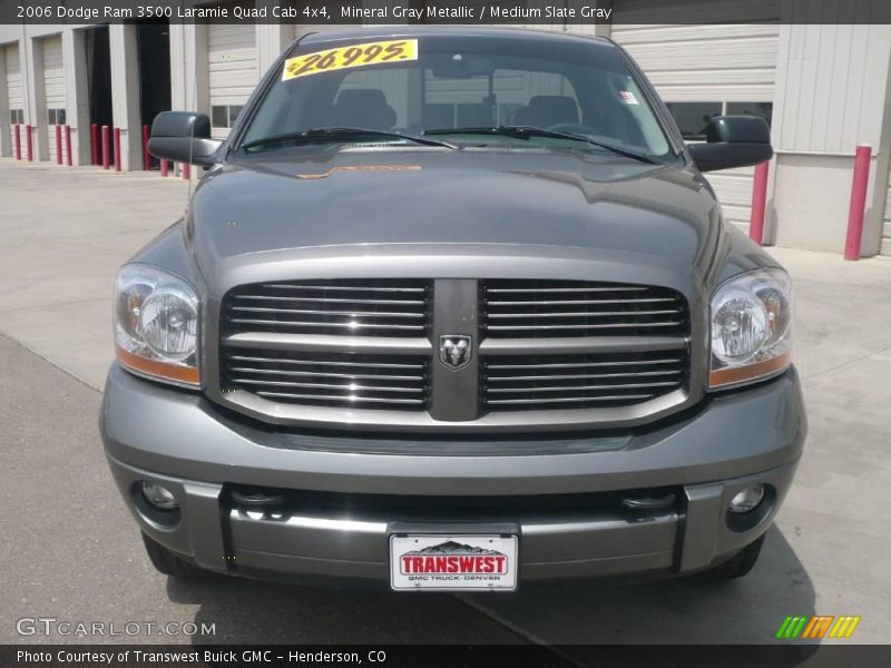 Mineral Gray Metallic / Medium Slate Gray 2006 Dodge Ram 3500 Laramie Quad Cab 4x4