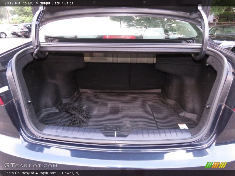 Midnight Black / Beige 2012 Kia Rio EX