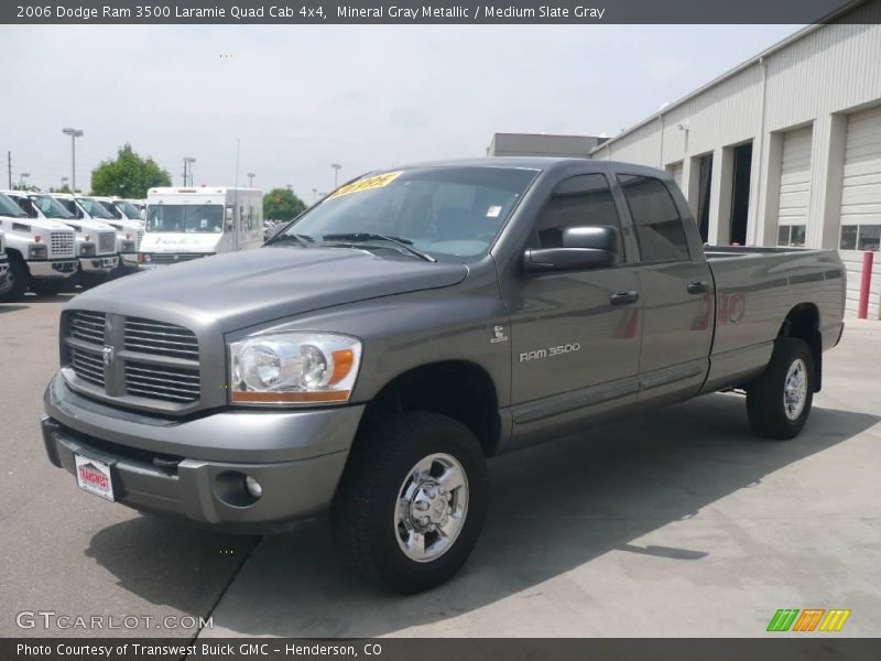Mineral Gray Metallic / Medium Slate Gray 2006 Dodge Ram 3500 Laramie Quad Cab 4x4