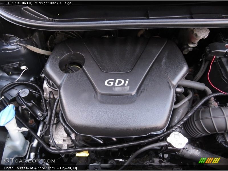 Midnight Black / Beige 2012 Kia Rio EX