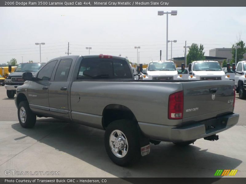 Mineral Gray Metallic / Medium Slate Gray 2006 Dodge Ram 3500 Laramie Quad Cab 4x4