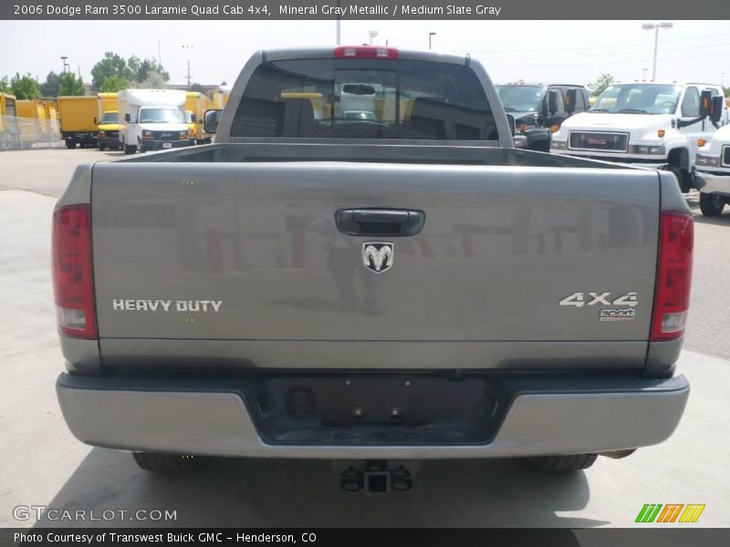 Mineral Gray Metallic / Medium Slate Gray 2006 Dodge Ram 3500 Laramie Quad Cab 4x4