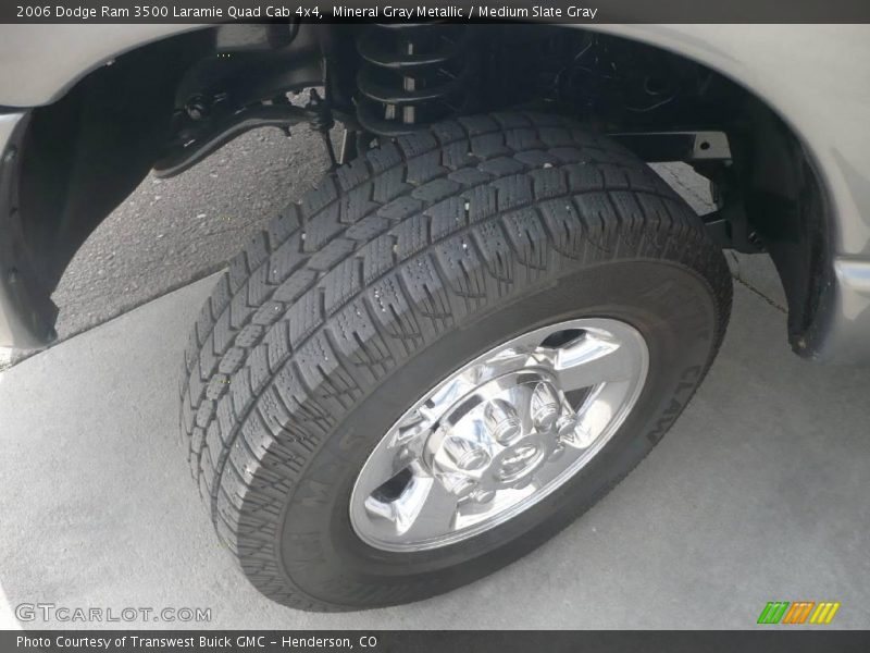 Mineral Gray Metallic / Medium Slate Gray 2006 Dodge Ram 3500 Laramie Quad Cab 4x4