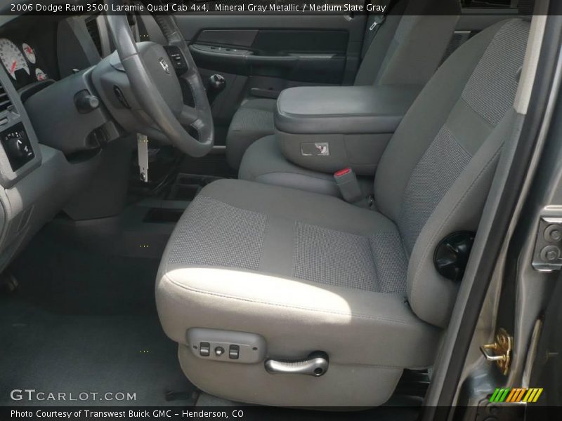 Mineral Gray Metallic / Medium Slate Gray 2006 Dodge Ram 3500 Laramie Quad Cab 4x4
