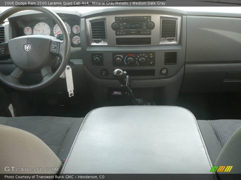 Mineral Gray Metallic / Medium Slate Gray 2006 Dodge Ram 3500 Laramie Quad Cab 4x4
