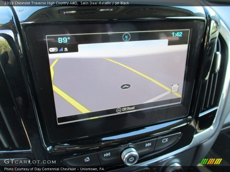 Satin Steel Metallic / Jet Black 2019 Chevrolet Traverse High Country AWD