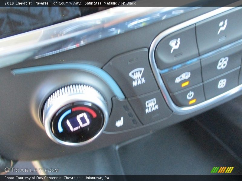 Satin Steel Metallic / Jet Black 2019 Chevrolet Traverse High Country AWD