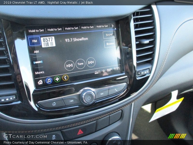Nightfall Gray Metallic / Jet Black 2019 Chevrolet Trax LT AWD