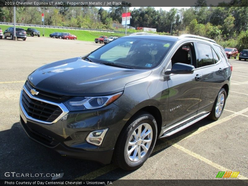 Pepperdust Metallic / Jet Black 2019 Chevrolet Equinox LT AWD