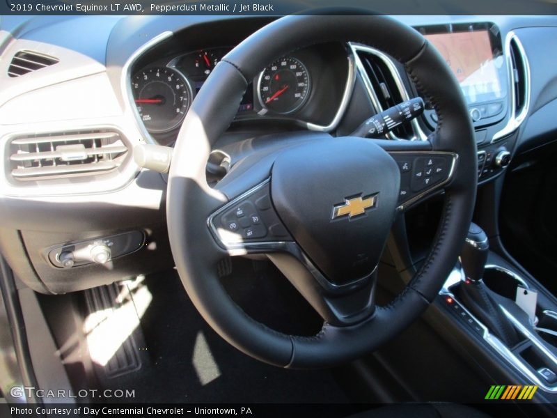 Pepperdust Metallic / Jet Black 2019 Chevrolet Equinox LT AWD