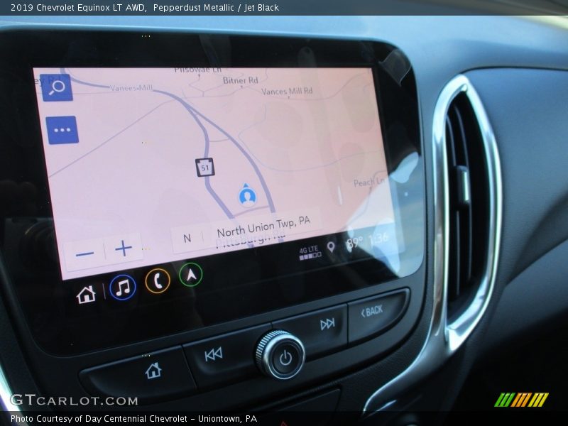 Pepperdust Metallic / Jet Black 2019 Chevrolet Equinox LT AWD