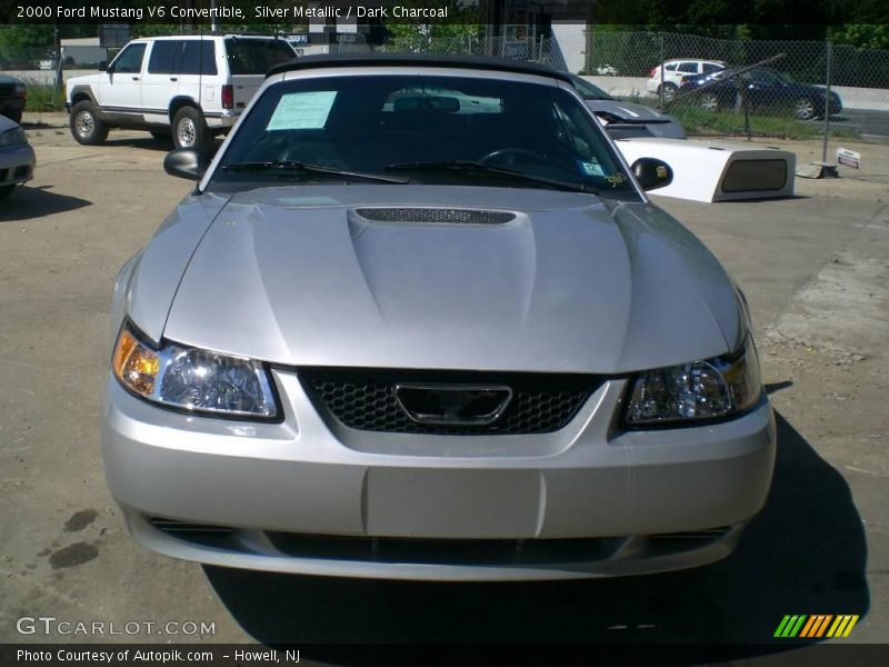 Silver Metallic / Dark Charcoal 2000 Ford Mustang V6 Convertible