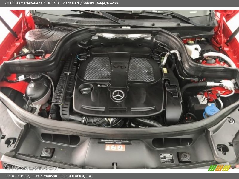Mars Red / Sahara Beige/Mocha 2015 Mercedes-Benz GLK 350