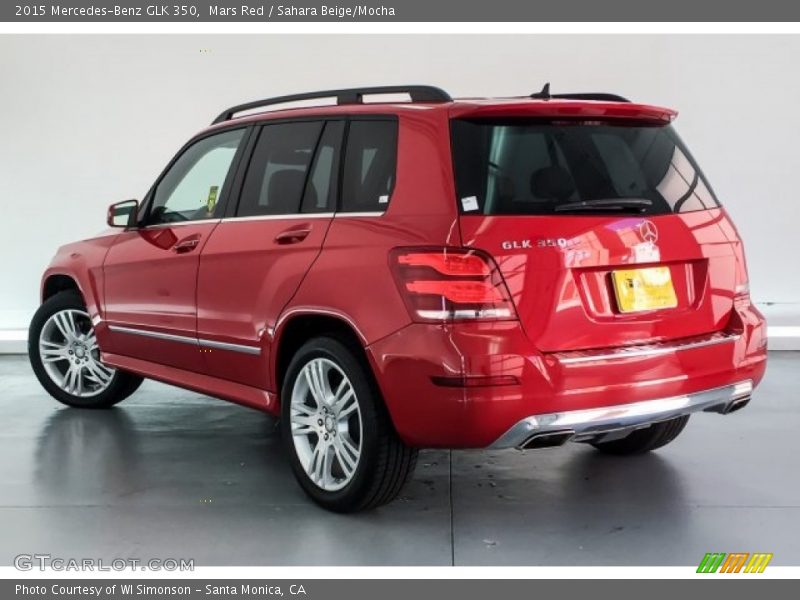 Mars Red / Sahara Beige/Mocha 2015 Mercedes-Benz GLK 350