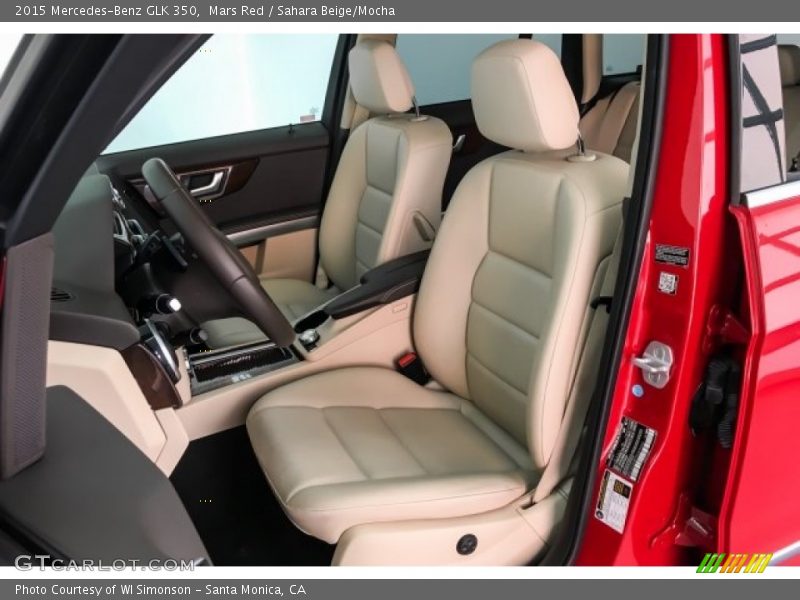 Mars Red / Sahara Beige/Mocha 2015 Mercedes-Benz GLK 350