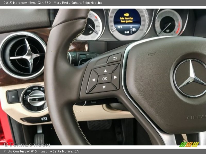 Mars Red / Sahara Beige/Mocha 2015 Mercedes-Benz GLK 350