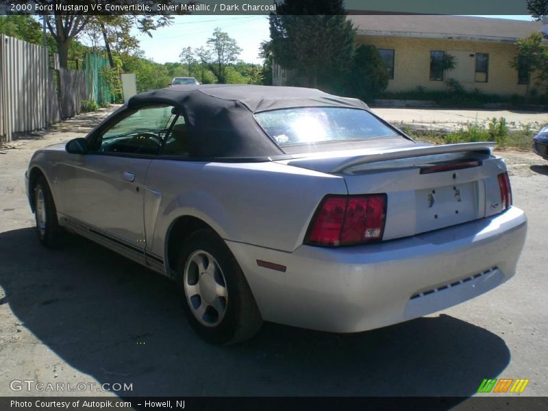 Silver Metallic / Dark Charcoal 2000 Ford Mustang V6 Convertible