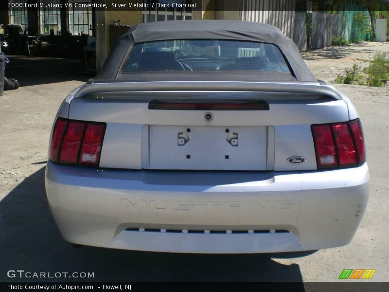 Silver Metallic / Dark Charcoal 2000 Ford Mustang V6 Convertible