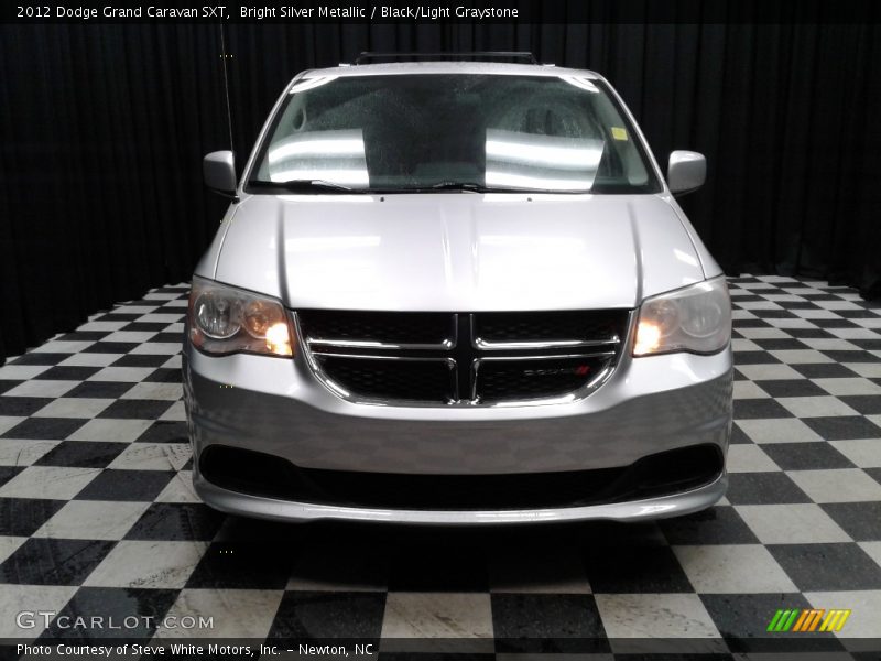 Bright Silver Metallic / Black/Light Graystone 2012 Dodge Grand Caravan SXT