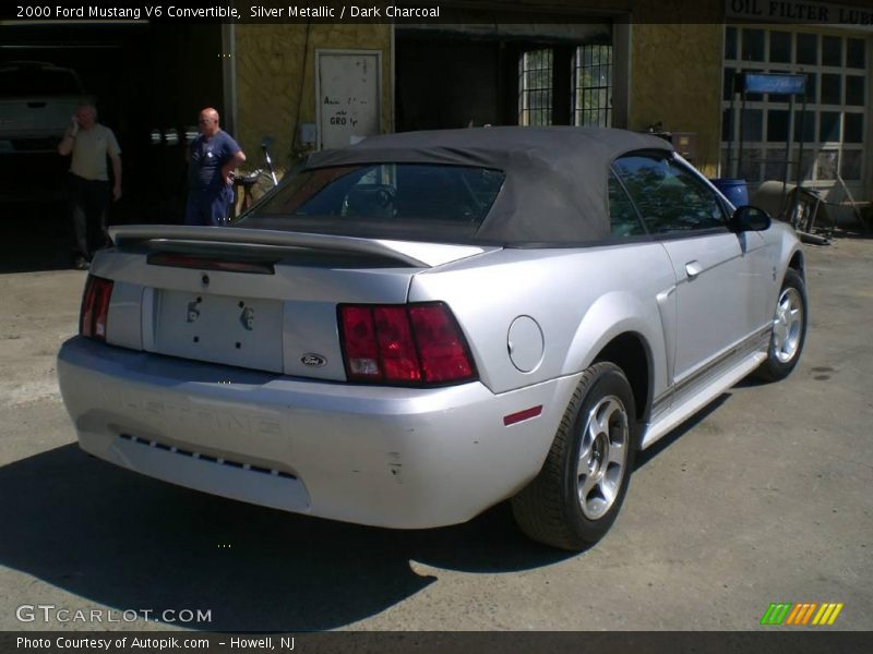 Silver Metallic / Dark Charcoal 2000 Ford Mustang V6 Convertible