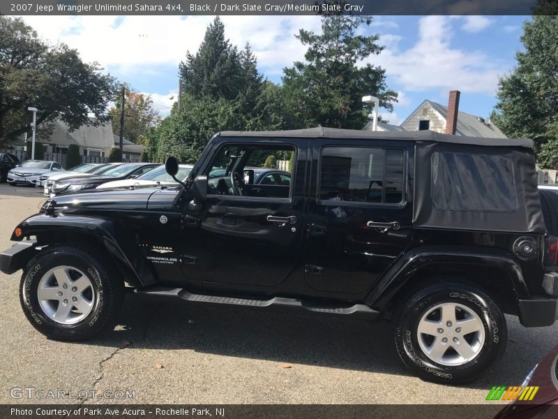 Black / Dark Slate Gray/Medium Slate Gray 2007 Jeep Wrangler Unlimited Sahara 4x4