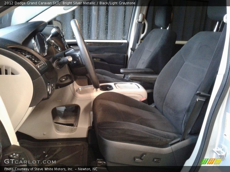 Bright Silver Metallic / Black/Light Graystone 2012 Dodge Grand Caravan SXT