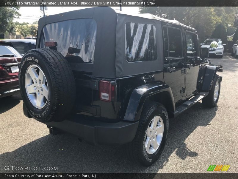 Black / Dark Slate Gray/Medium Slate Gray 2007 Jeep Wrangler Unlimited Sahara 4x4
