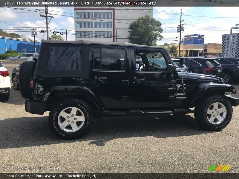 Black / Dark Slate Gray/Medium Slate Gray 2007 Jeep Wrangler Unlimited Sahara 4x4