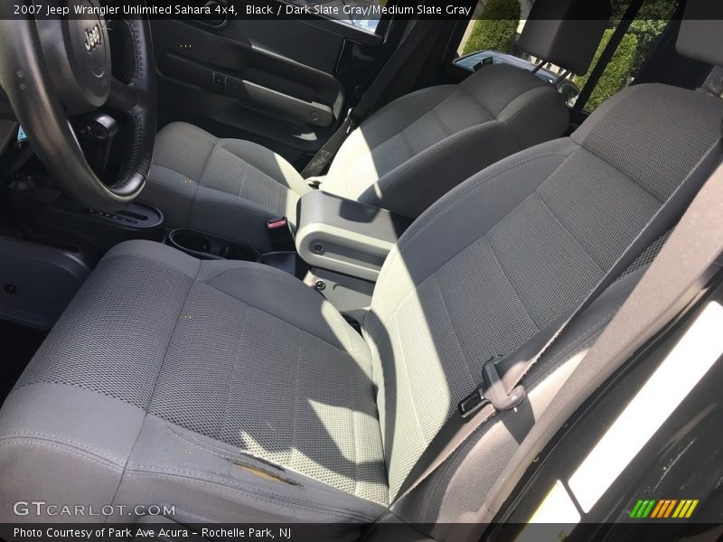 Black / Dark Slate Gray/Medium Slate Gray 2007 Jeep Wrangler Unlimited Sahara 4x4
