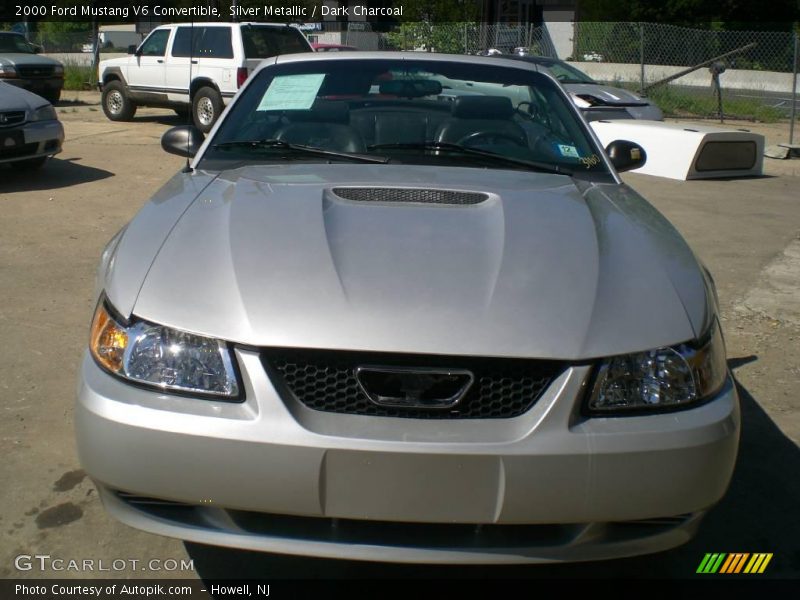 Silver Metallic / Dark Charcoal 2000 Ford Mustang V6 Convertible