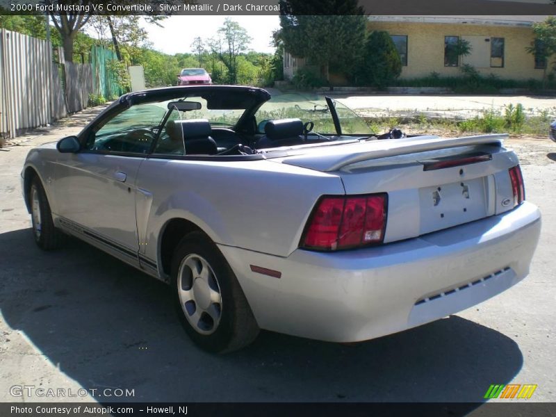 Silver Metallic / Dark Charcoal 2000 Ford Mustang V6 Convertible