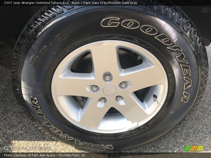 Black / Dark Slate Gray/Medium Slate Gray 2007 Jeep Wrangler Unlimited Sahara 4x4