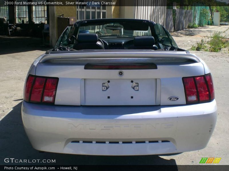 Silver Metallic / Dark Charcoal 2000 Ford Mustang V6 Convertible