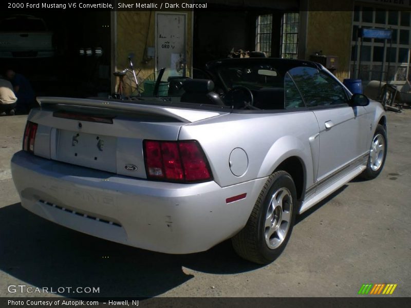 Silver Metallic / Dark Charcoal 2000 Ford Mustang V6 Convertible