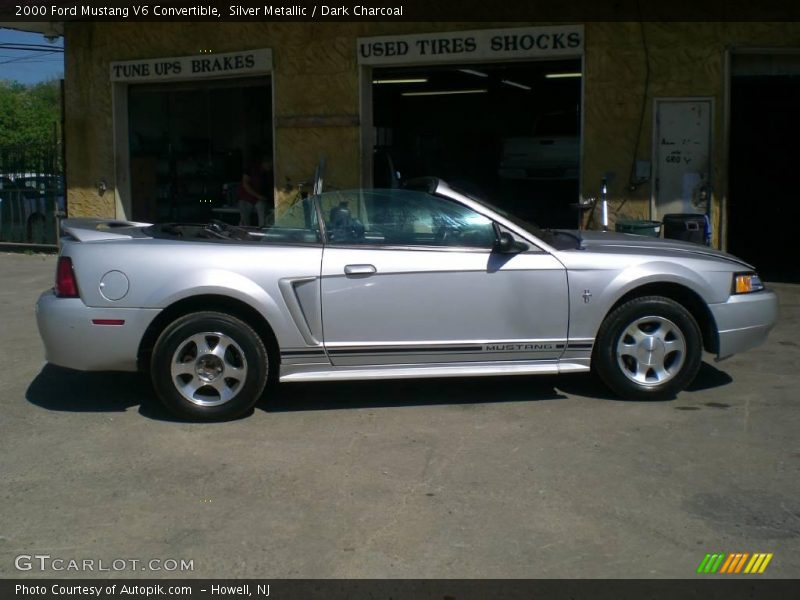 Silver Metallic / Dark Charcoal 2000 Ford Mustang V6 Convertible