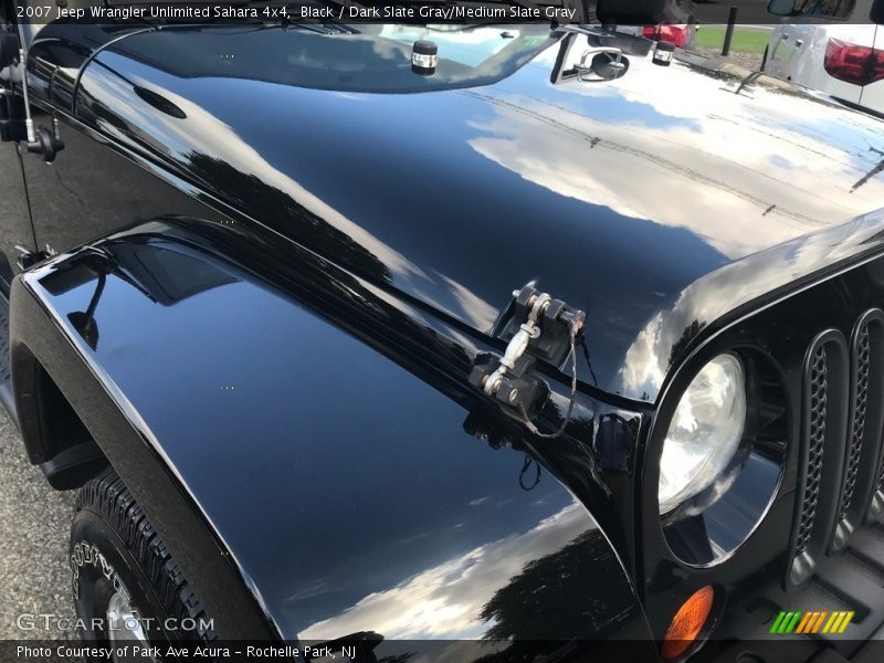 Black / Dark Slate Gray/Medium Slate Gray 2007 Jeep Wrangler Unlimited Sahara 4x4