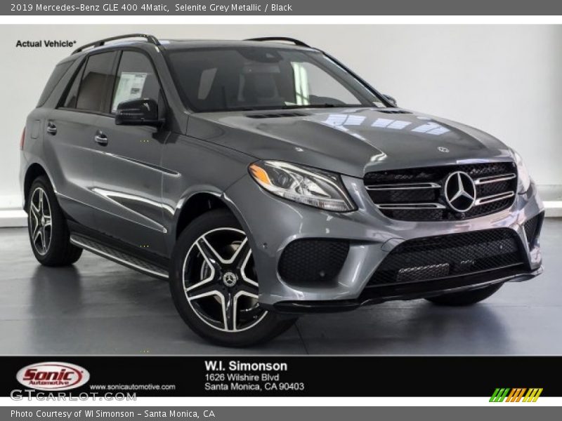 Selenite Grey Metallic / Black 2019 Mercedes-Benz GLE 400 4Matic