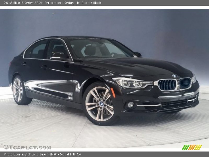 Jet Black / Black 2018 BMW 3 Series 330e iPerformance Sedan