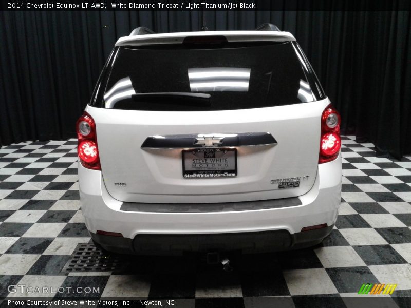 White Diamond Tricoat / Light Titanium/Jet Black 2014 Chevrolet Equinox LT AWD