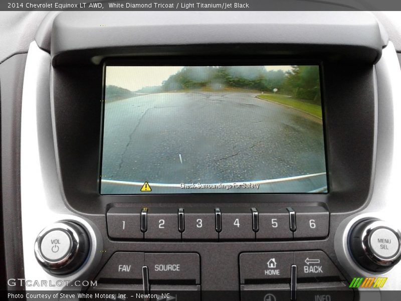 White Diamond Tricoat / Light Titanium/Jet Black 2014 Chevrolet Equinox LT AWD