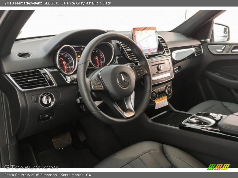Selenite Grey Metallic / Black 2018 Mercedes-Benz GLE 350